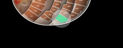 Seat view from 300 Level