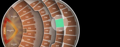 Seat view from 300 Level