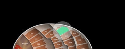 Seat view from 300 Level