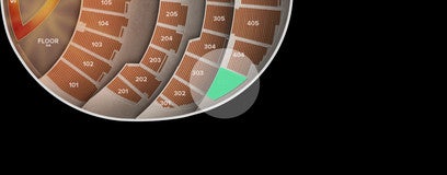 Seat view from 400 Level