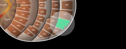 Seat view from 400 Level