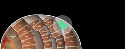 Seat view from 400 Level