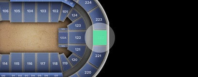 Seat view from Upper