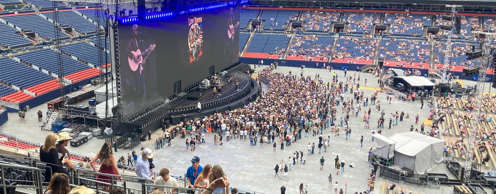 Seat view from Club