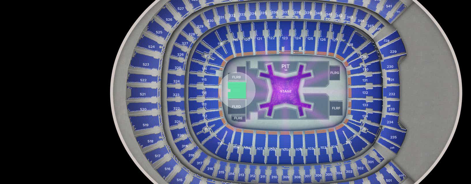 Seat view from Floor