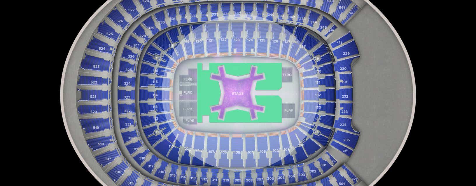 Seat view from