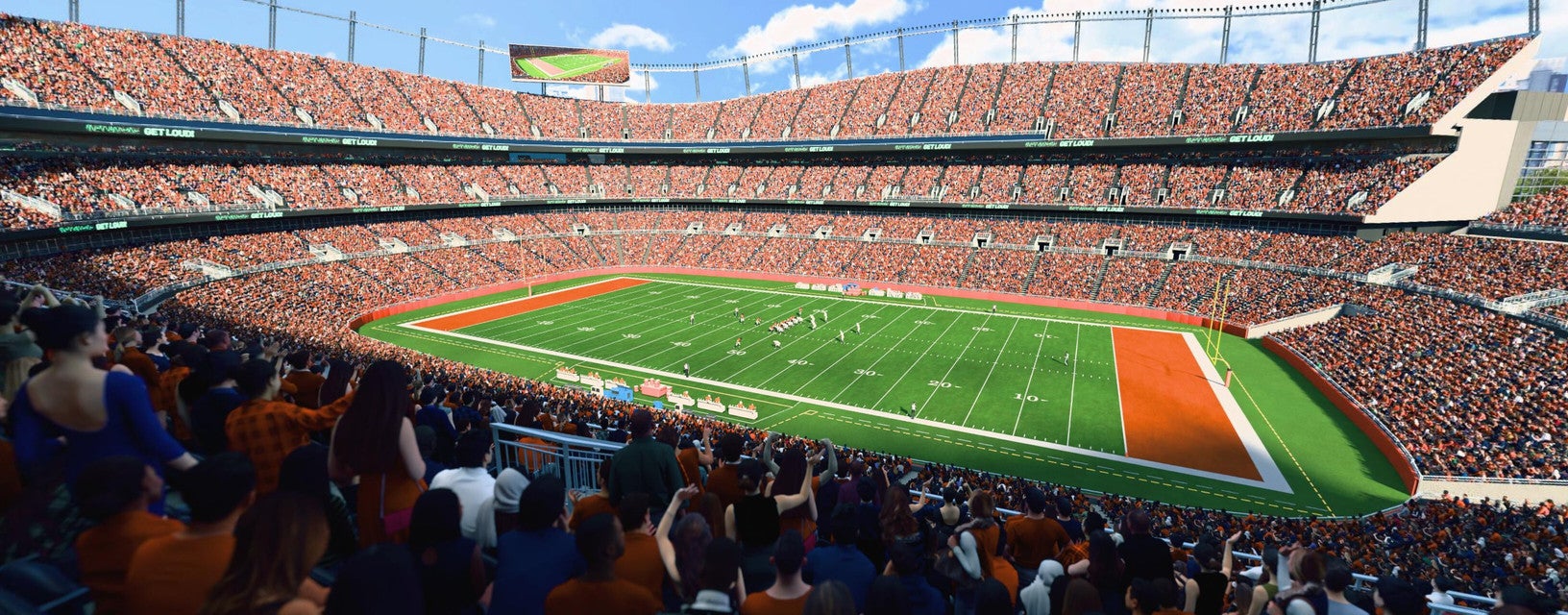 Seat view from Club