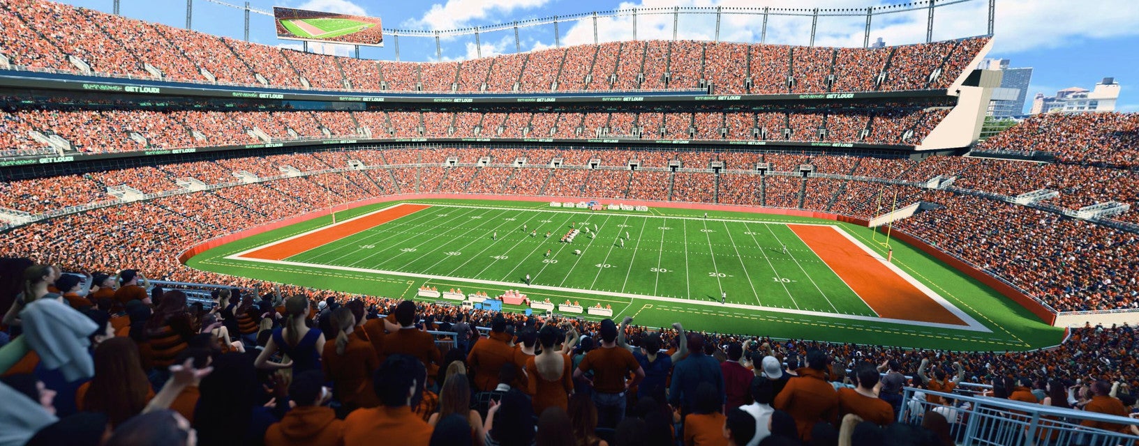 Seat view from Club