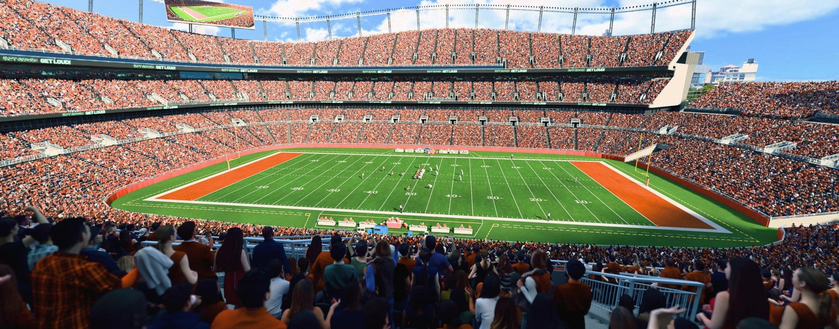 Seat view from Club