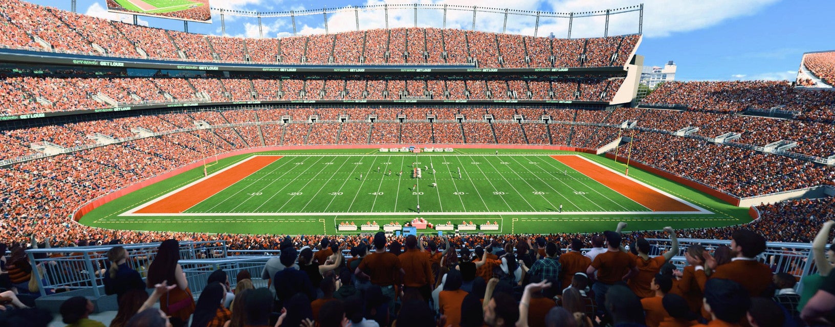 Seat view from Club