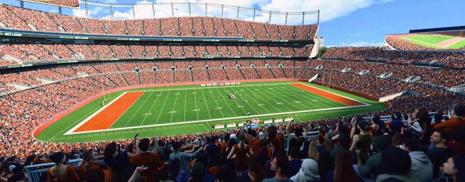 Seat view from Club
