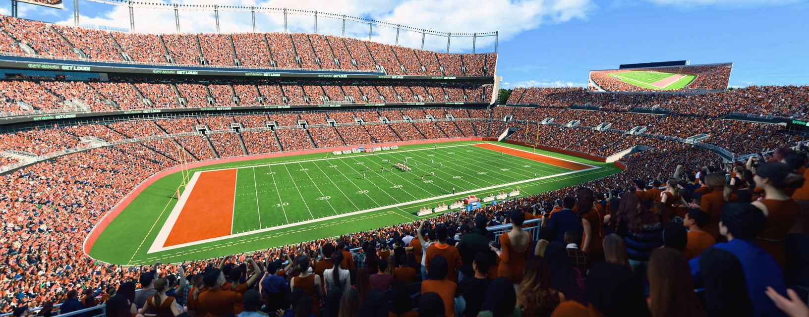 Seat view from Club