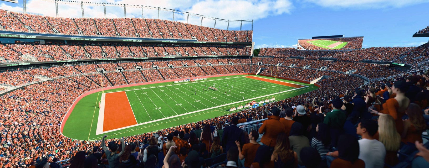 Seat view from Club