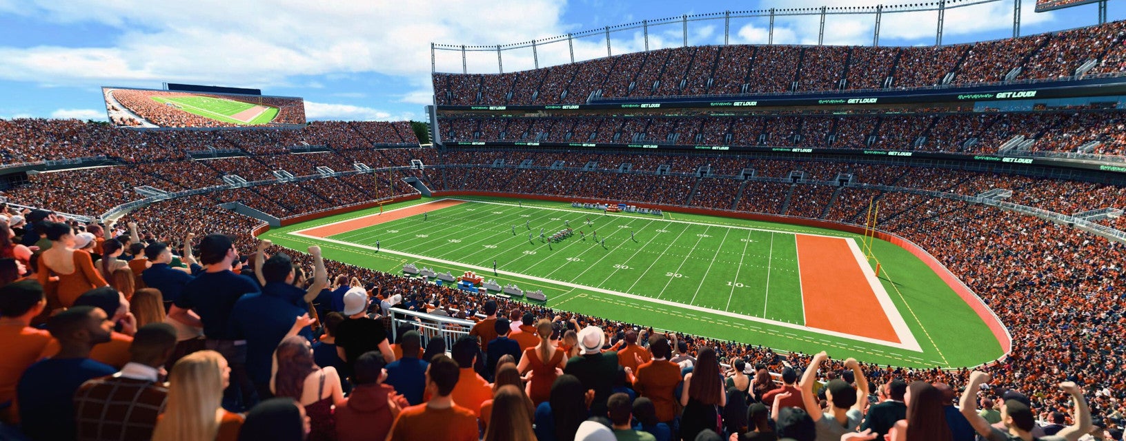 Seat view from Club