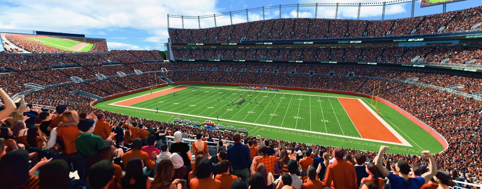 Seat view from Club