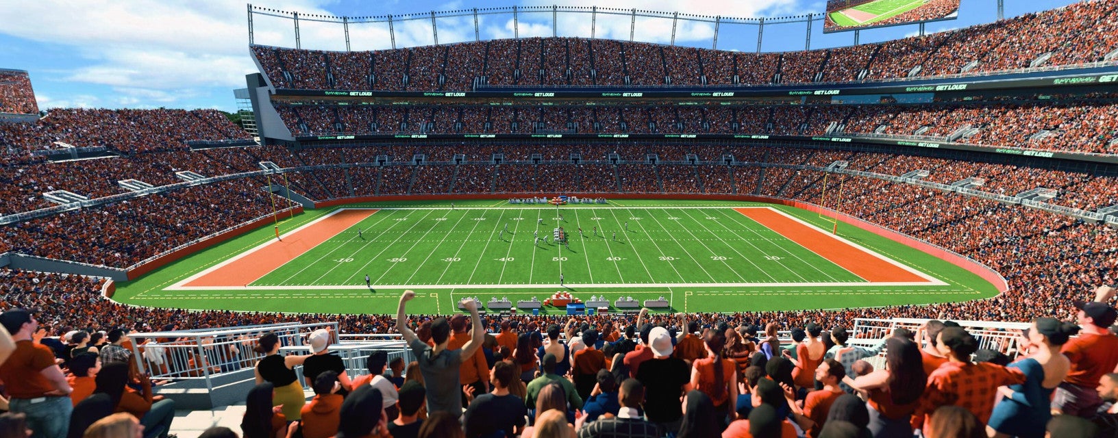 Seat view from Club