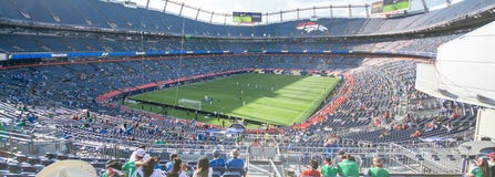 Seat view from Field Level End Zone
