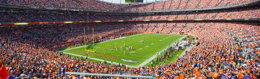 Seat view from Plaza Level End Zone