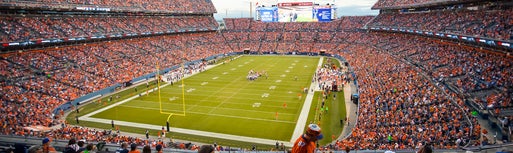 Seat view from Middle Level End Zone