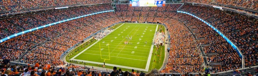 Seat view from Upper Level End Zone