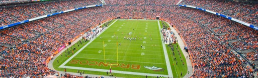 Seat view from Upper Level End Zone