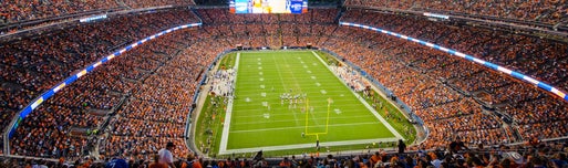 Seat view from Upper Level End Zone