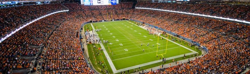 Seat view from Upper Level End Zone