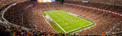 Seat view from Upper Level End Zone