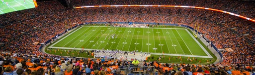 Seat view from Upper Level Sideline