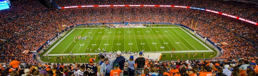 Seat view from Upper Level Sideline