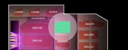 Seat view from Grand Tier