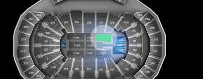 Seat view from Pit Left