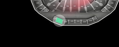 Seat view from Upper