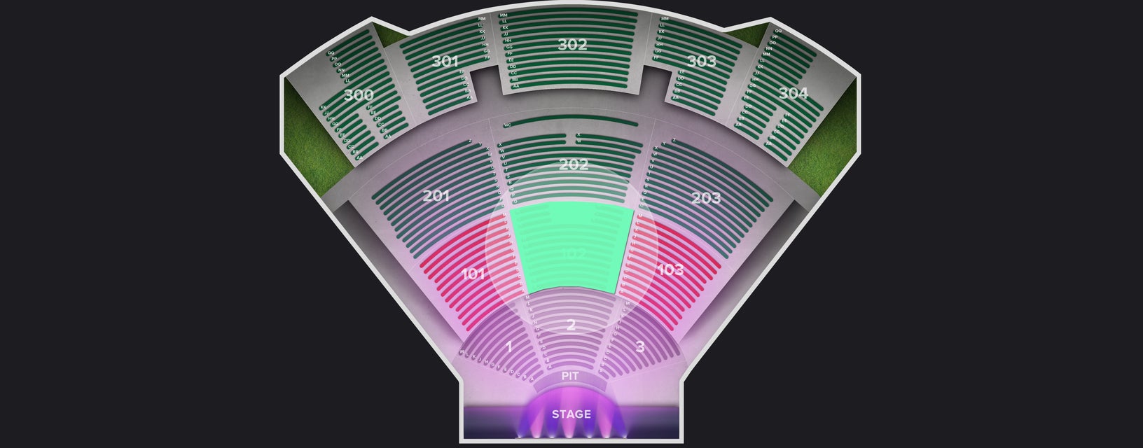 Seat view from Lower
