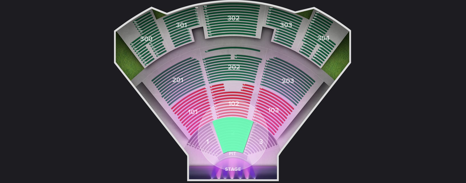 Seat view from Floor