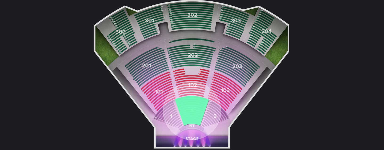 Seat view from Floor
