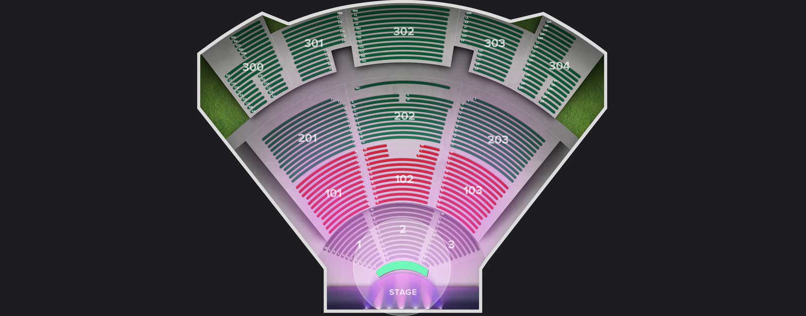 Seat view from Pit