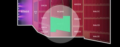 Seat view from Richmond County Foundation Circle