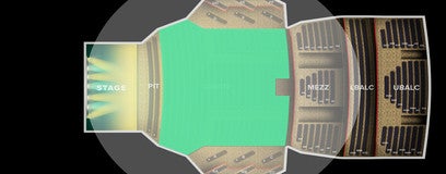 Seat view from ORCH