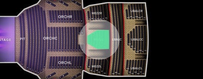 Seat view from Mezzanine