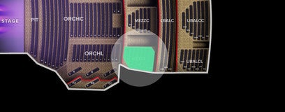 Seat view from Mezzanine