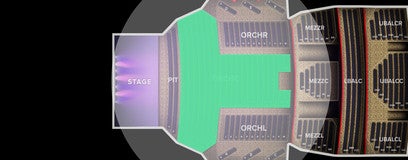 Seat view from Orchestra