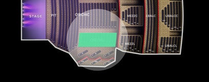 Seat view from Orchestra