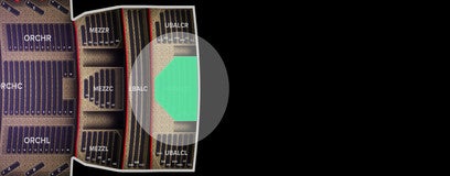 Seat view from Upper Balcony