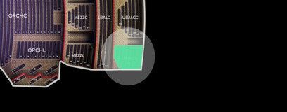 Seat view from Upper Balcony