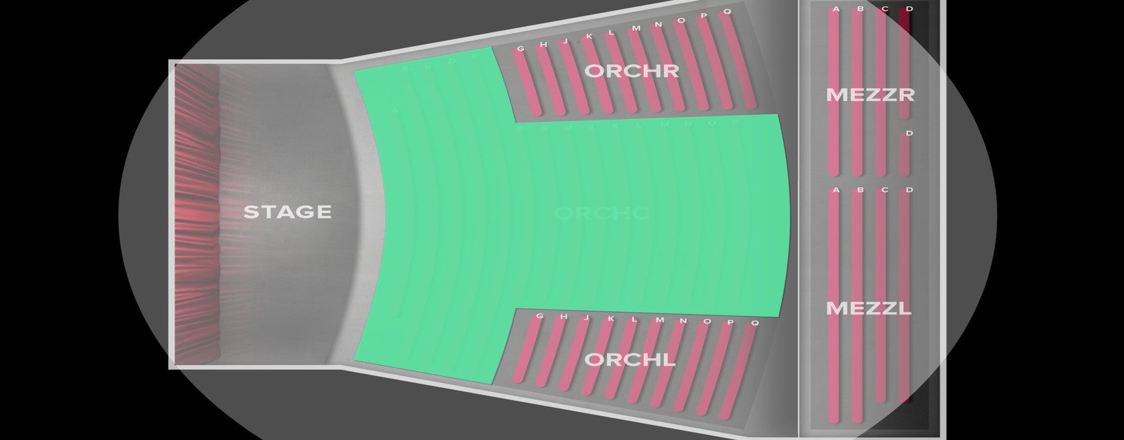 Seat view from Orchestra