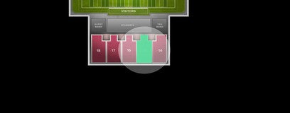 Seat view from Sideline
