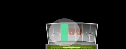 Seat view from Sideline