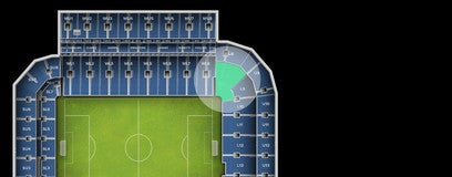 Seat view from Shortside Lower