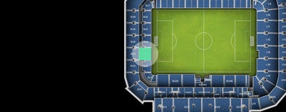 Seat view from Shortside Lower